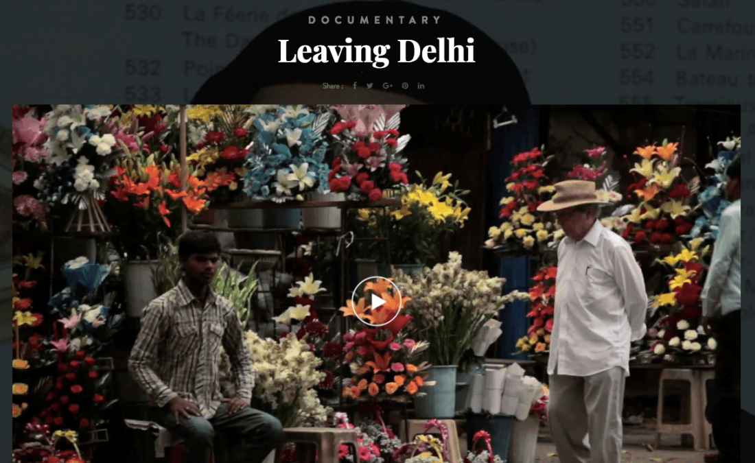 Leaving Delhi