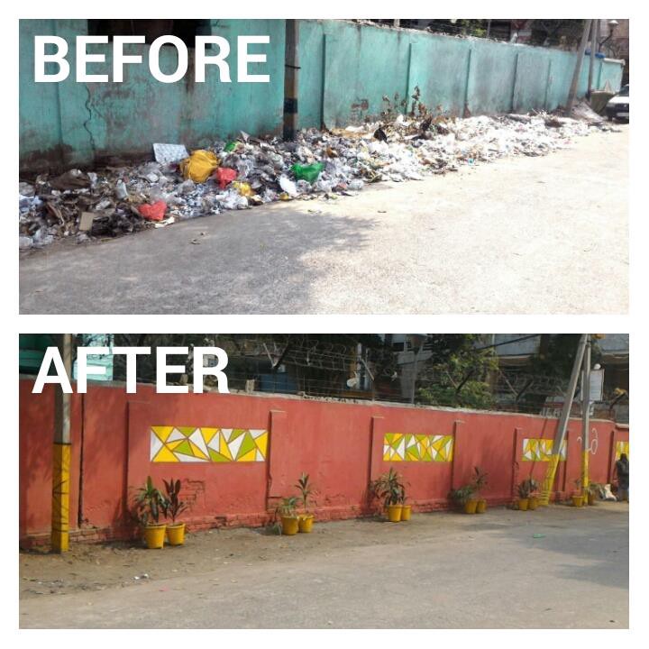 Spot fix before